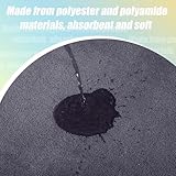 Meng Jiaran 4 Pack Microfibre Gym Towel, 75x35 cm Fast Drying Sports Gym Towel for Men Women, Super Absorbent Lightweight Workout Towels for Yoga Travel, Gym Fitness, Camping(Black, Dark Grey) - Image 4