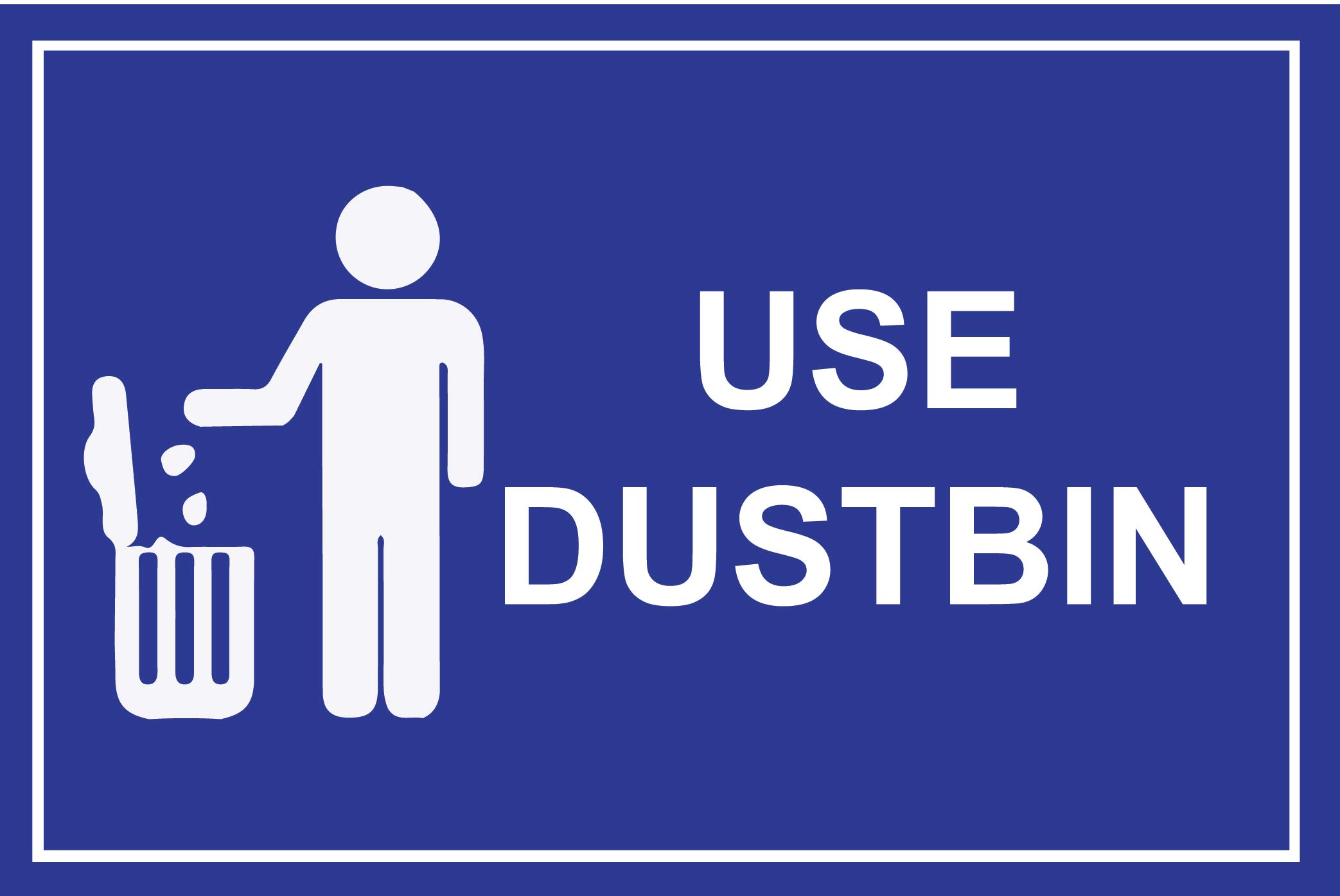 VVWV Use Dustbin Sign Sticker for Public Private Hospital Mall Office Factories Wall Size L X H 30 x 20 CMS (B08XXKWSTQ) Amazon Price History, Amazon Price Tracker