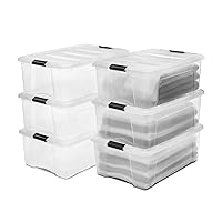 Iris Ohyama Scatole Portaoggetti in con Coperchio, 30L