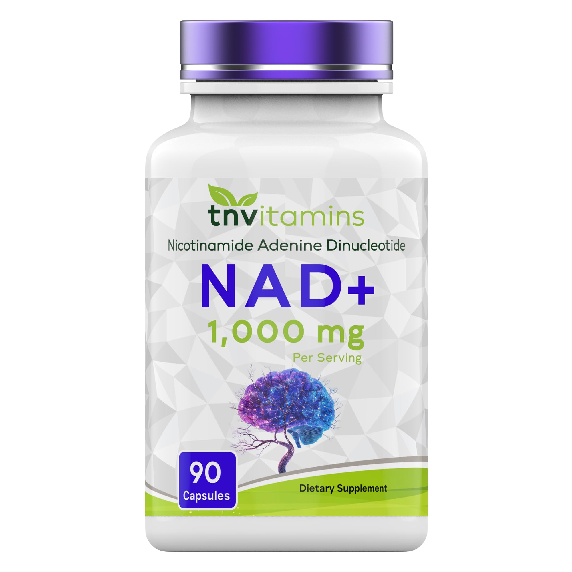 Amazon.com: tnvitamins NAD+ Supplement 1,000 mg Per Serving - 90 
