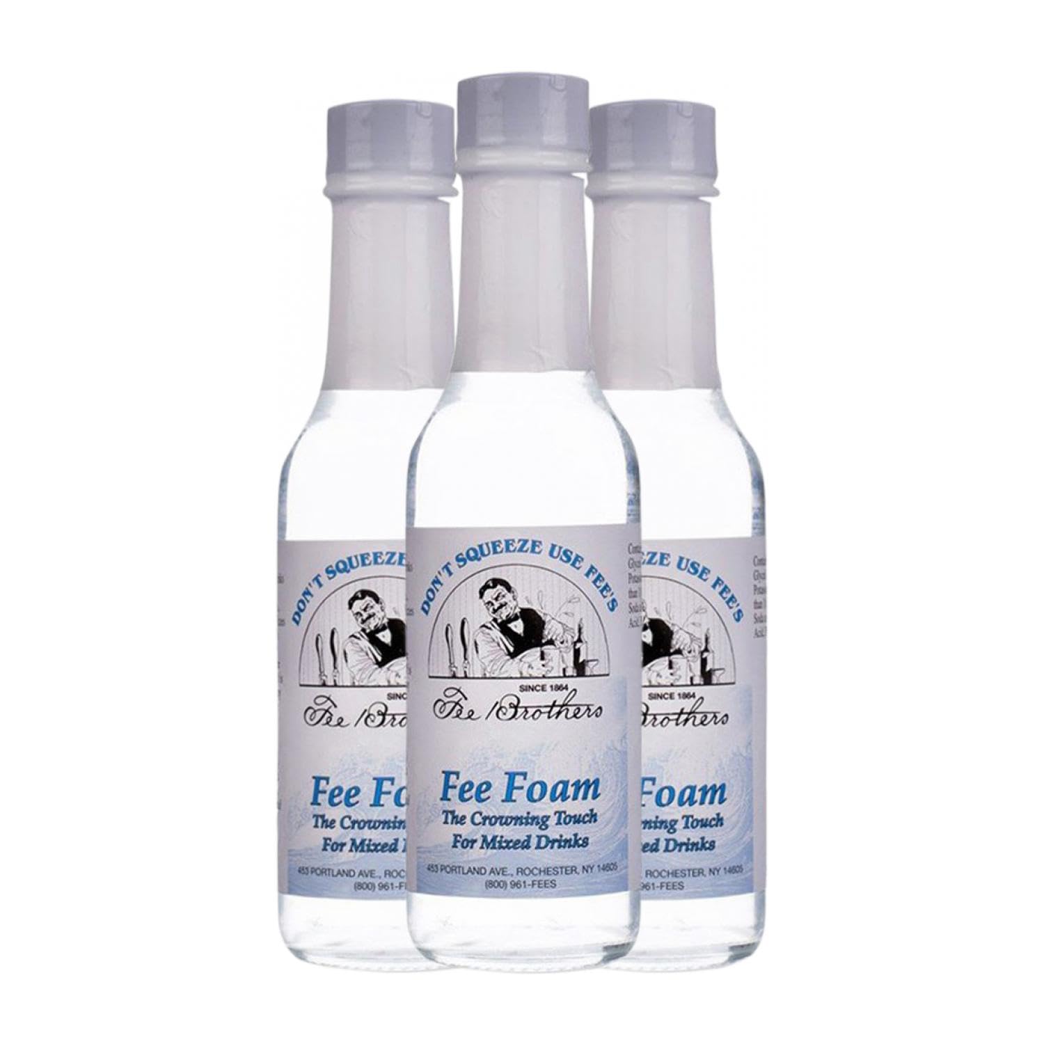 Licores Fee Brothers Fee Foam Botellín 15 cl Sin Alcohol (Caja de 3 Botellín de 15 cl)