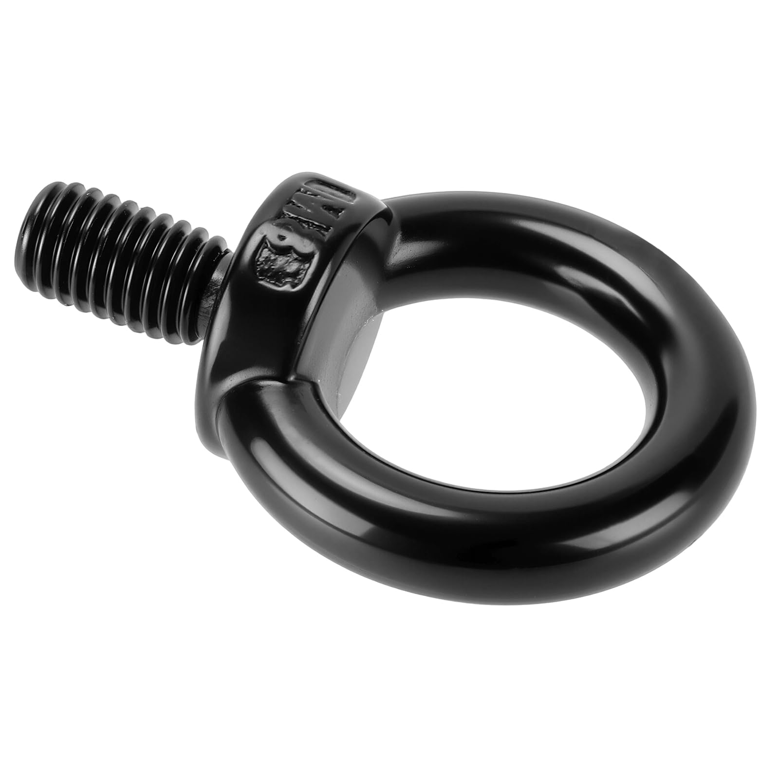 16 Piezas Tornillos de Ojo M8 x 15mm Acero Inoxidable Negro para Fijación Suspensión Colgar Industria Taller