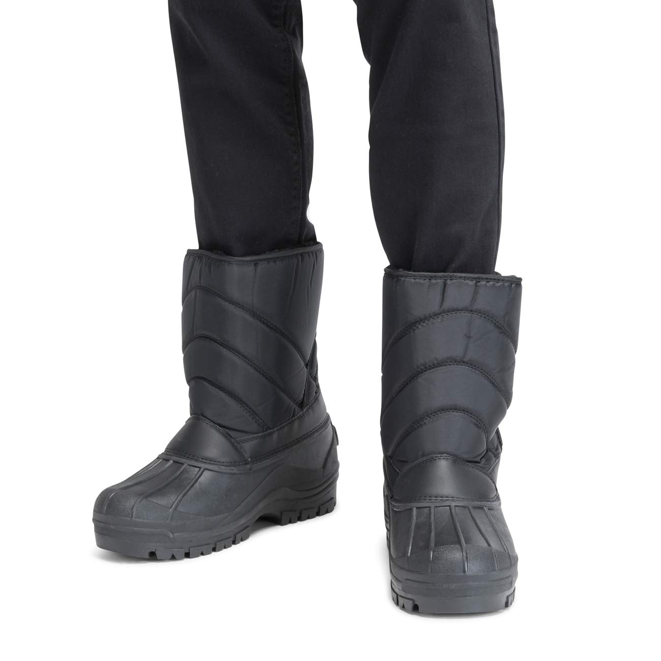 Polar Uomo Muck Nylon Strap Anatra Neve Inverno Impermeabile Pioggia All'Aperto Stivales