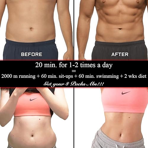 Miniatura 8 de Estimulador muscular EMS, estimulador ABS, cinturón de tonificación abdominal, equipo de entrenamiento de fitness para oficina en casa para abdomen