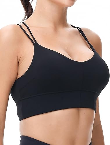 Miniatura 2 de MotoRun Bralettes para mujer, sujetador deportivo de tirantes, bralette de push up, bralette sexy, top Rave