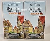 Generic German Barissimo Low Acidity Medium Roasted Ground Coffee 17.6oz 500g (Two Packs)