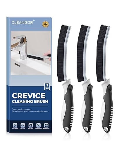 Crevice Cleaning Brushes, Scrub Brush for Hard to Reach Small