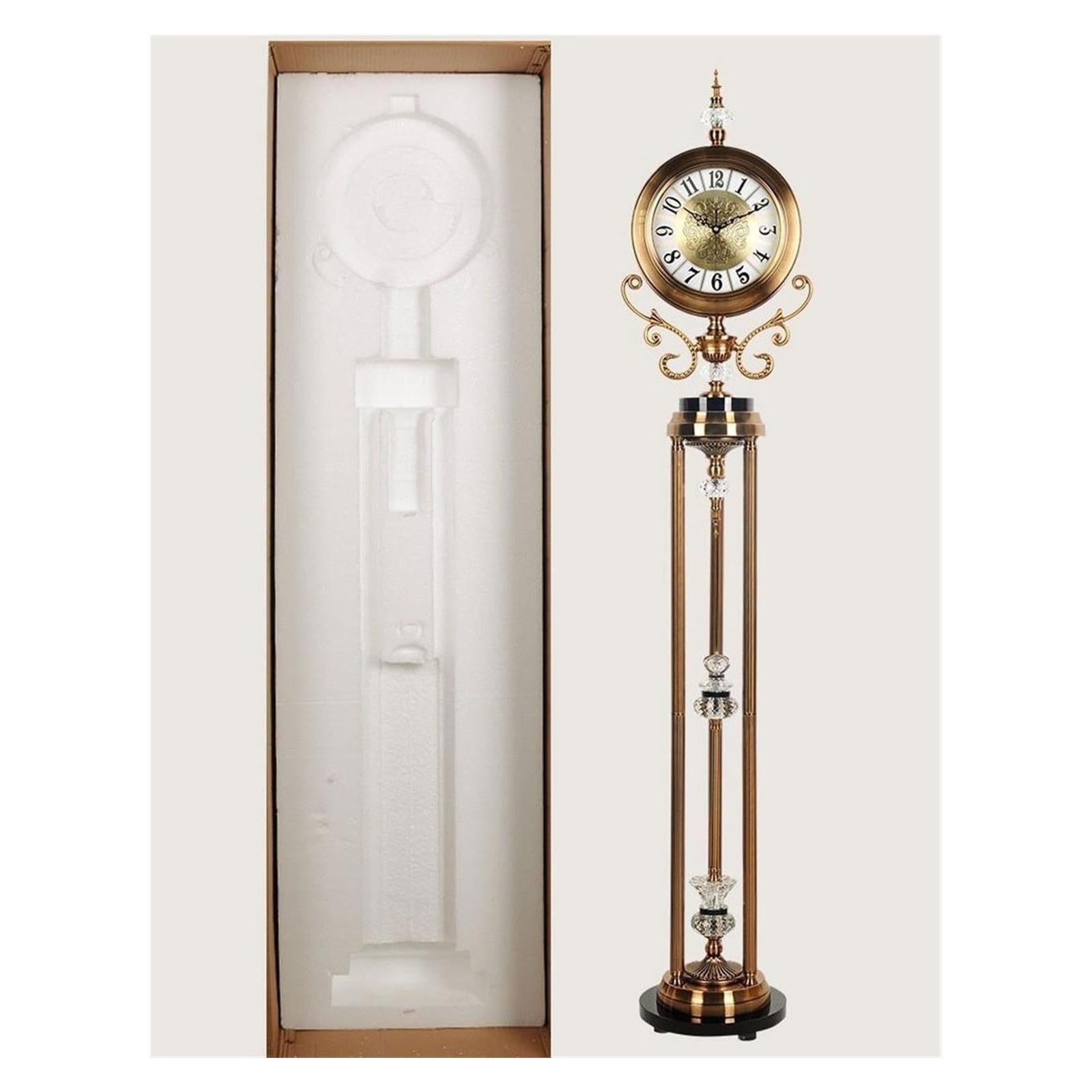 Reloj de Abuelo Péndulo de tribuna de Reloj de pie Retro de Piso