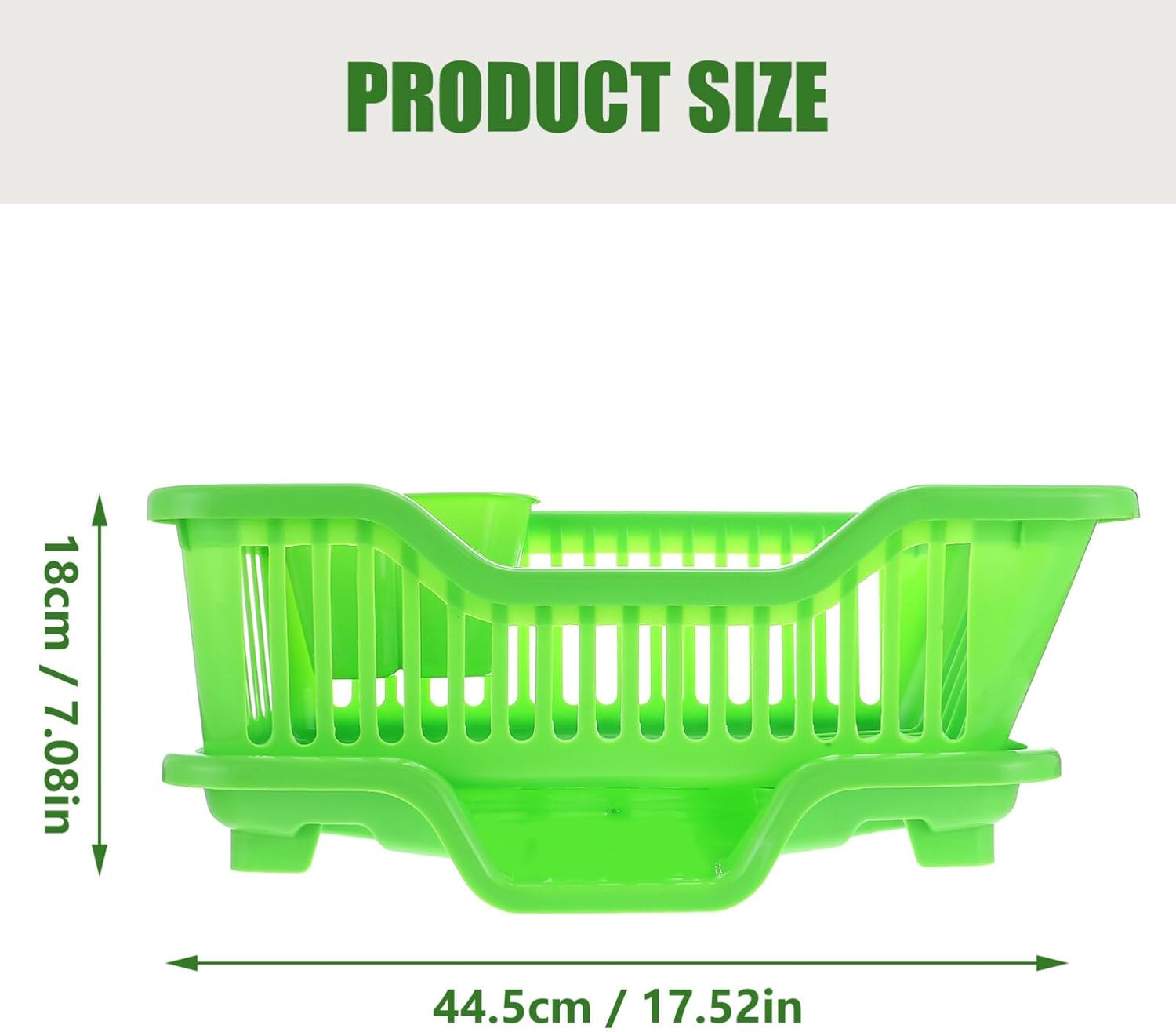 Kichvoe 1set Dish Drying Rack Multi-Purpose Kitchen Storage Basket Compact Design for Efficient Draining Smooth Edges for Safety for Organized Countertops Housewarming