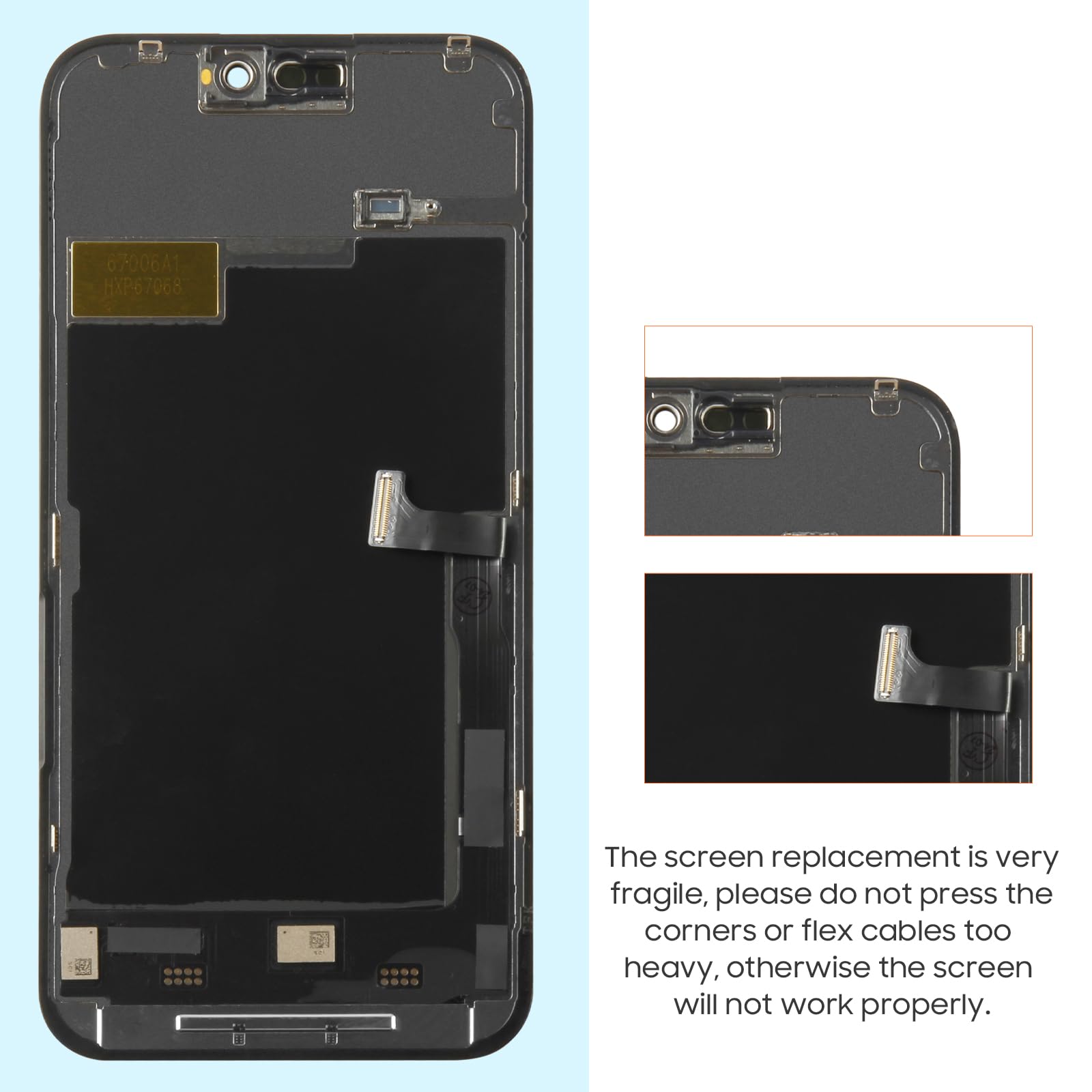 LCD for iPhone 15 Pro Max Screen Replacement for iPhone A2849 LCD