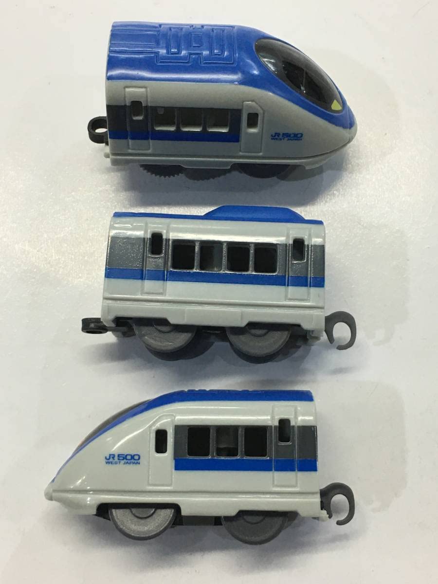 ジャンク　500系新幹線 Amazon | カプセルプラレール カププラ 500系新幹線 3両セット