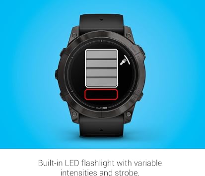 Garmin epix Pro (Gen 2) Sapphire Edition, 51mm, High Performance Smartwatch, Advanced Training Technology, Built-in Flashlight, Black