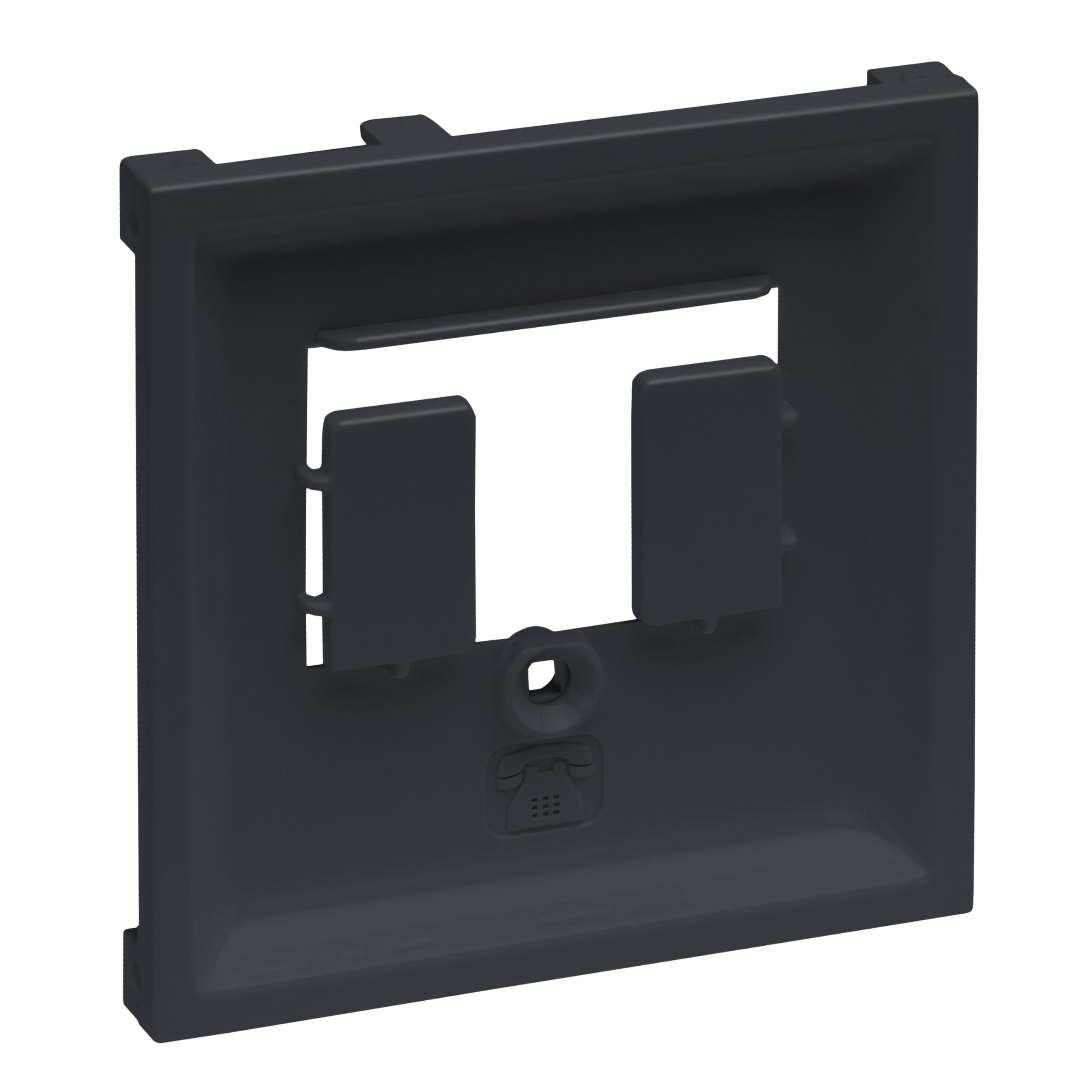 LEGRAND, Seano 765455 Cover for Austrian (TDO) and German (TAE) Telephone Connection Socket, Colour: Anthracite Lacquered