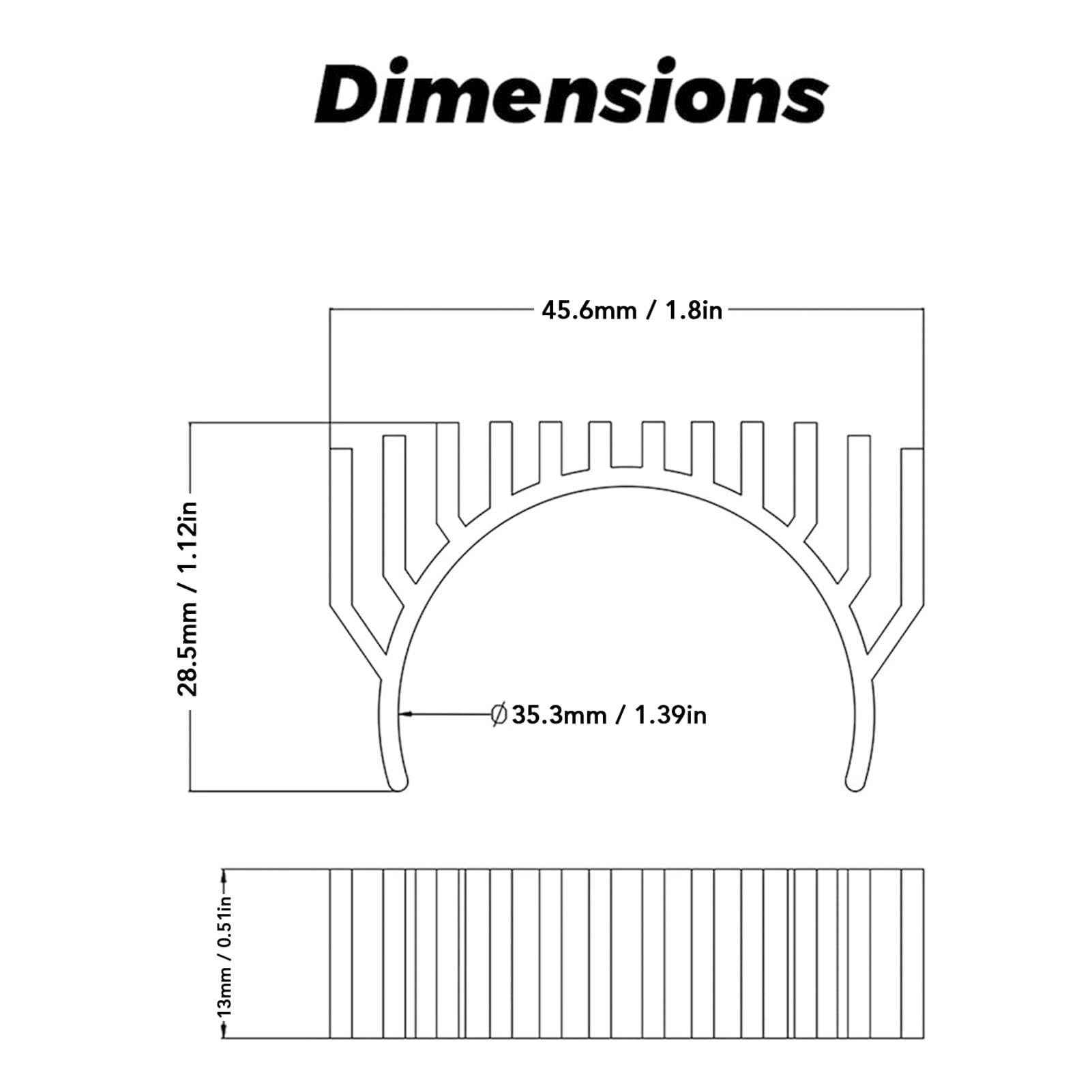 Motor Heat Sink Cooling Heat Sink Aluminium Alloy Electric Engine Motor Heatsink for K1 Series Printers (Silver)