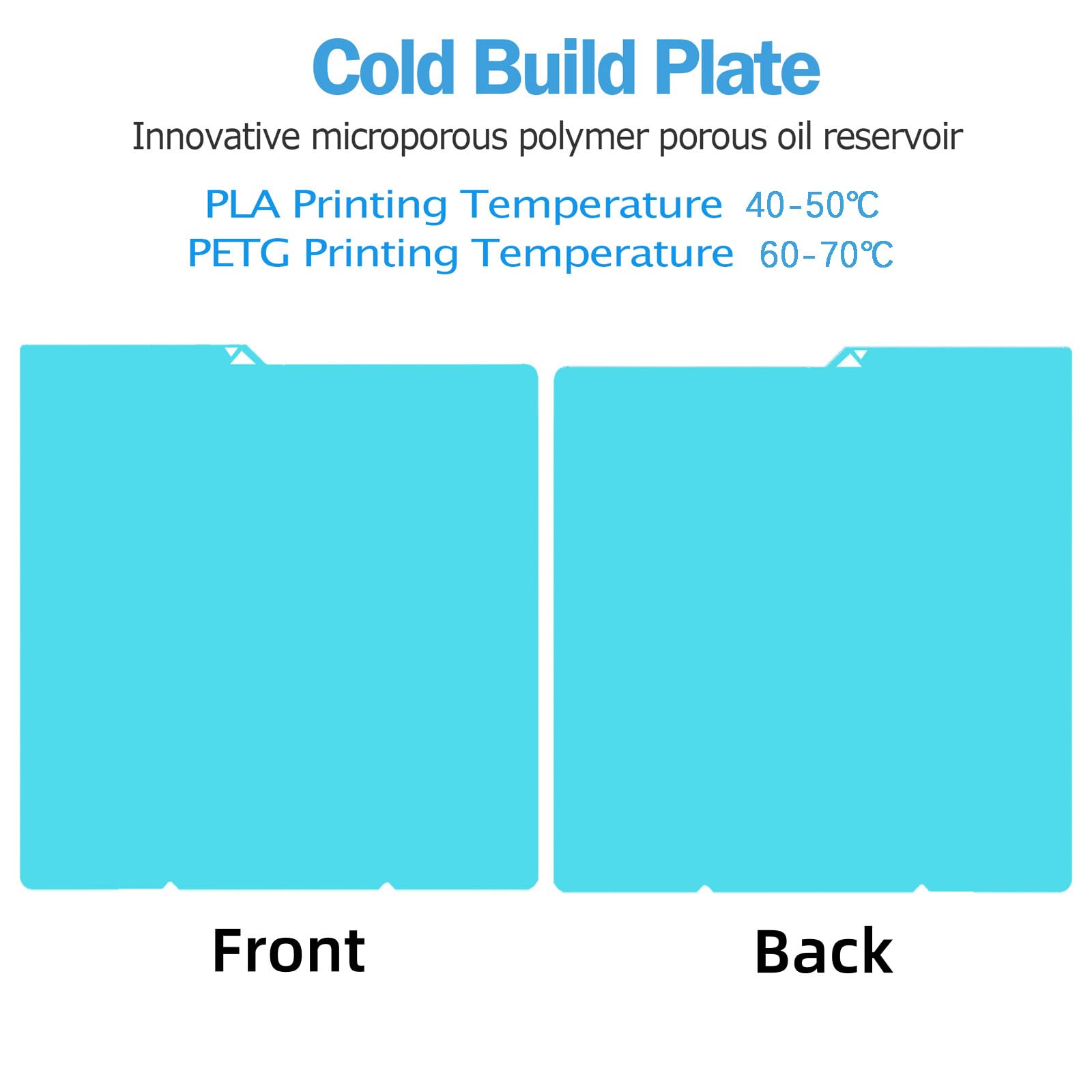 Upgraded Cool Plate do Kobra S1 Combo płyta do montażu niskotemperaturowego 264 x 276 mm, dwustronna, strukturalna platforma PEI do drukarki 3D Anycubic
