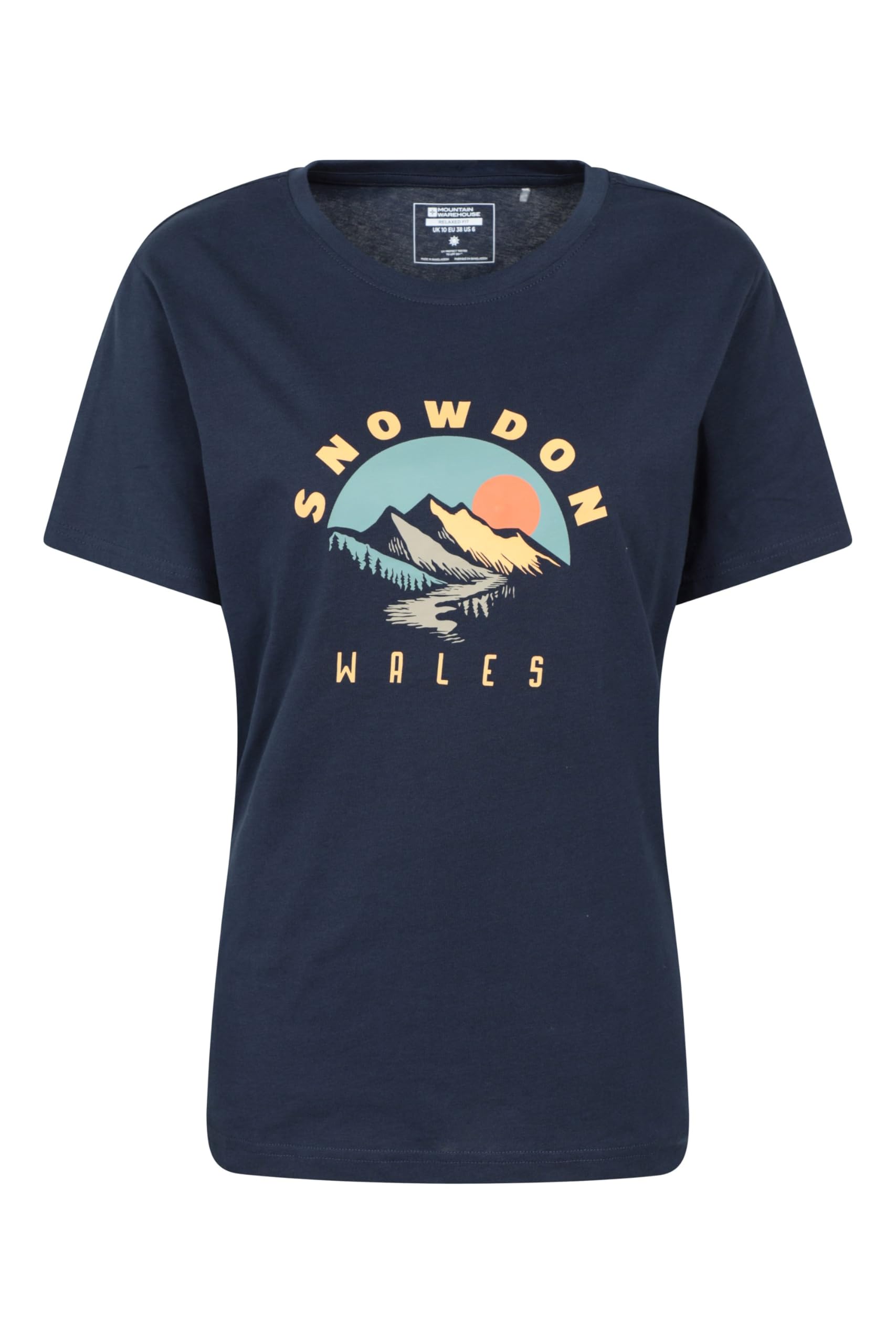 Snowdon Womens Relaxed Short-Sleeved T-Shirt - Navy