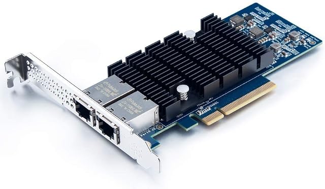 10Gtek® 10GbE PCIE Network Card for Intel X540-T2 - X540 Chip, Dual RJ45 Ports, 10Gbit PCI Express x8 LAN Adapter, 10Gb NIC for Windows Server, Win8, 10, Linux
