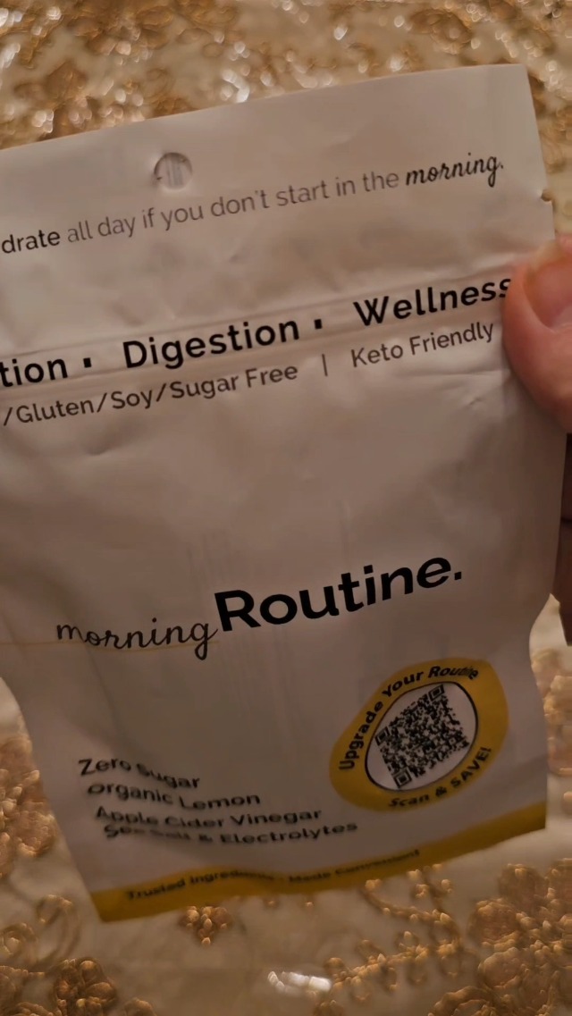 Daily Routine Strip Salt Watch ROUTINE Morning Daily Hydration | Apple Cider Vinegar, Lemon ...