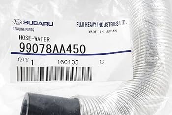 Amazon.com: Subaru Genuine 99078AA450 Hose Water, 1 Pack