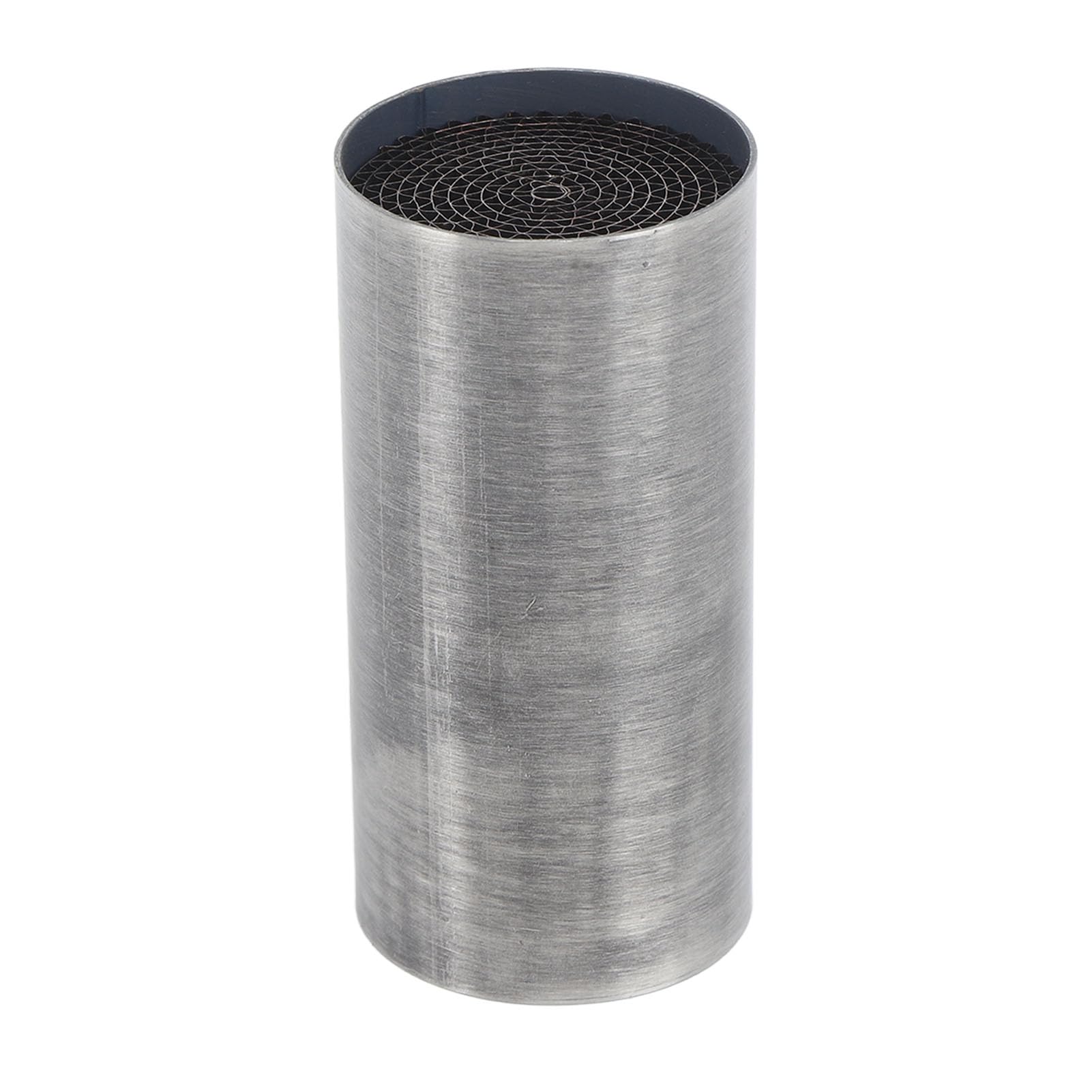 Catalyseur de Tuyau d'échappement, Catalyseur de Silencieux d'échappement Universel Facile à Installer Antirouille pour Moto (48 * 100mm)