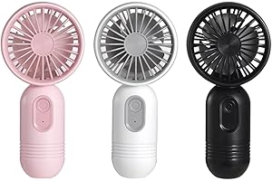 3-Pack Mini Handheld Fans: Keep Cool Anywhere, Anytime