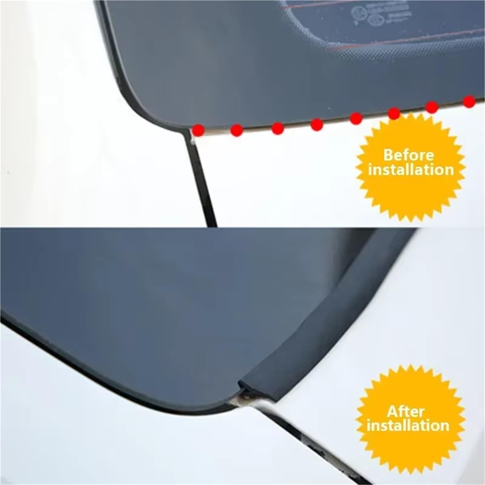Guarnizione Per Auto Sigillante Per Finestrini Auto Sigillante Per Tetto Parabrezza Strisce Di Tenuta Trim Posteriore Anteriore Automatico Auto Porta Guarnizione Striscia(6m)