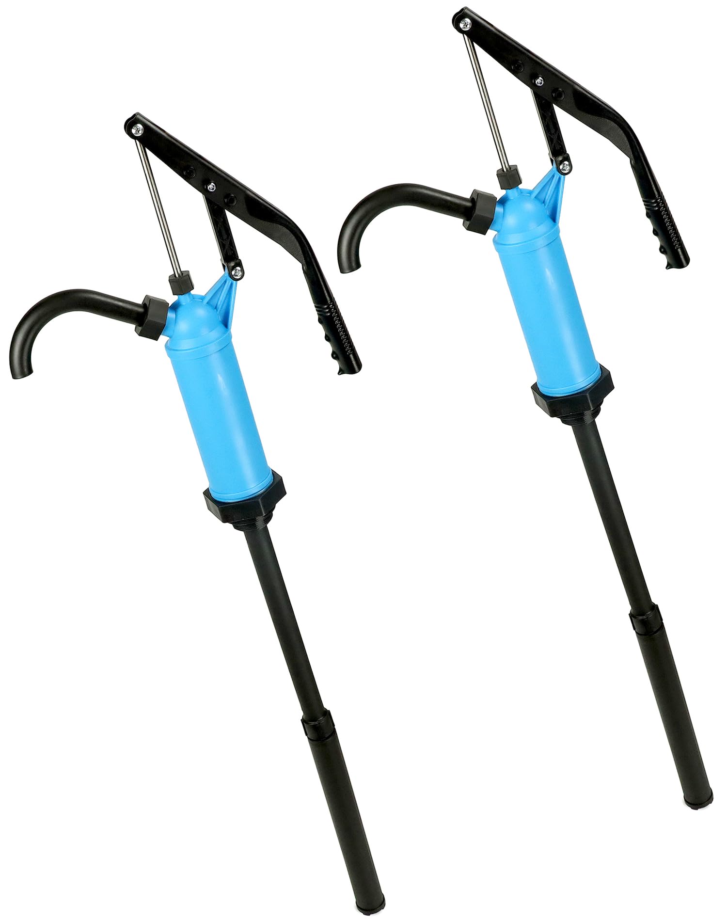 Sponsored Ad - QWORK Hand Pump, Siphon Pump, 2 Pack, Fluid Transfer Pump, 55 Gallon Drum Pump, 5 Gallon Pump Dispenser, Fit Most 15, 30 & 55 Gal Drum Barrels