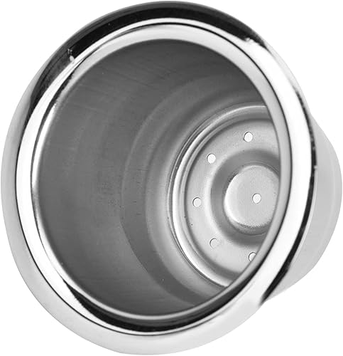 Miniatura 5 de Qiilu Taza de cápsula de café reutilizable de acero inoxidable plateado acero inoxidable reutilizable recargable taza de cápsula de café para