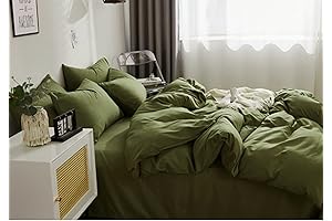 Nanko Olive Comforter Set: Soft, Reversible, All-Season Bedding
