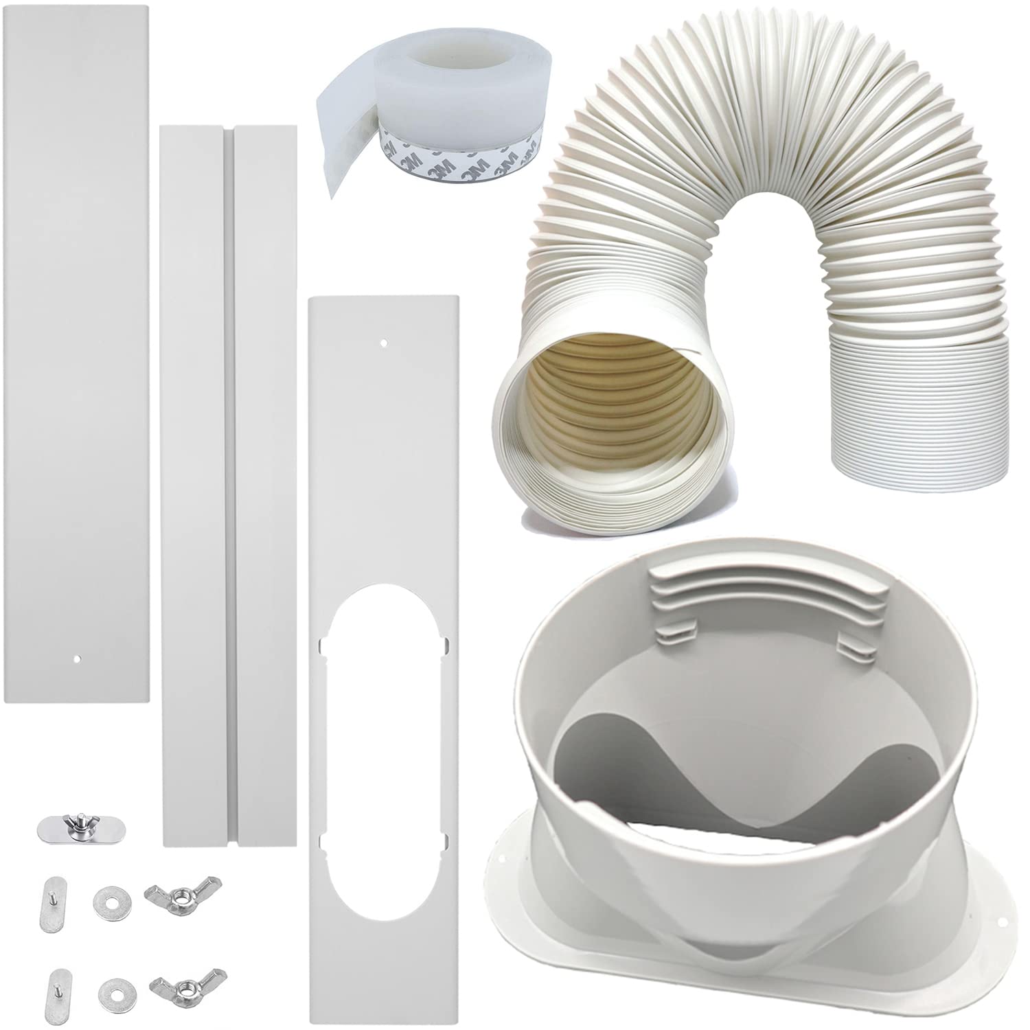 YUESUO Portable AC Window Vent Kit with 