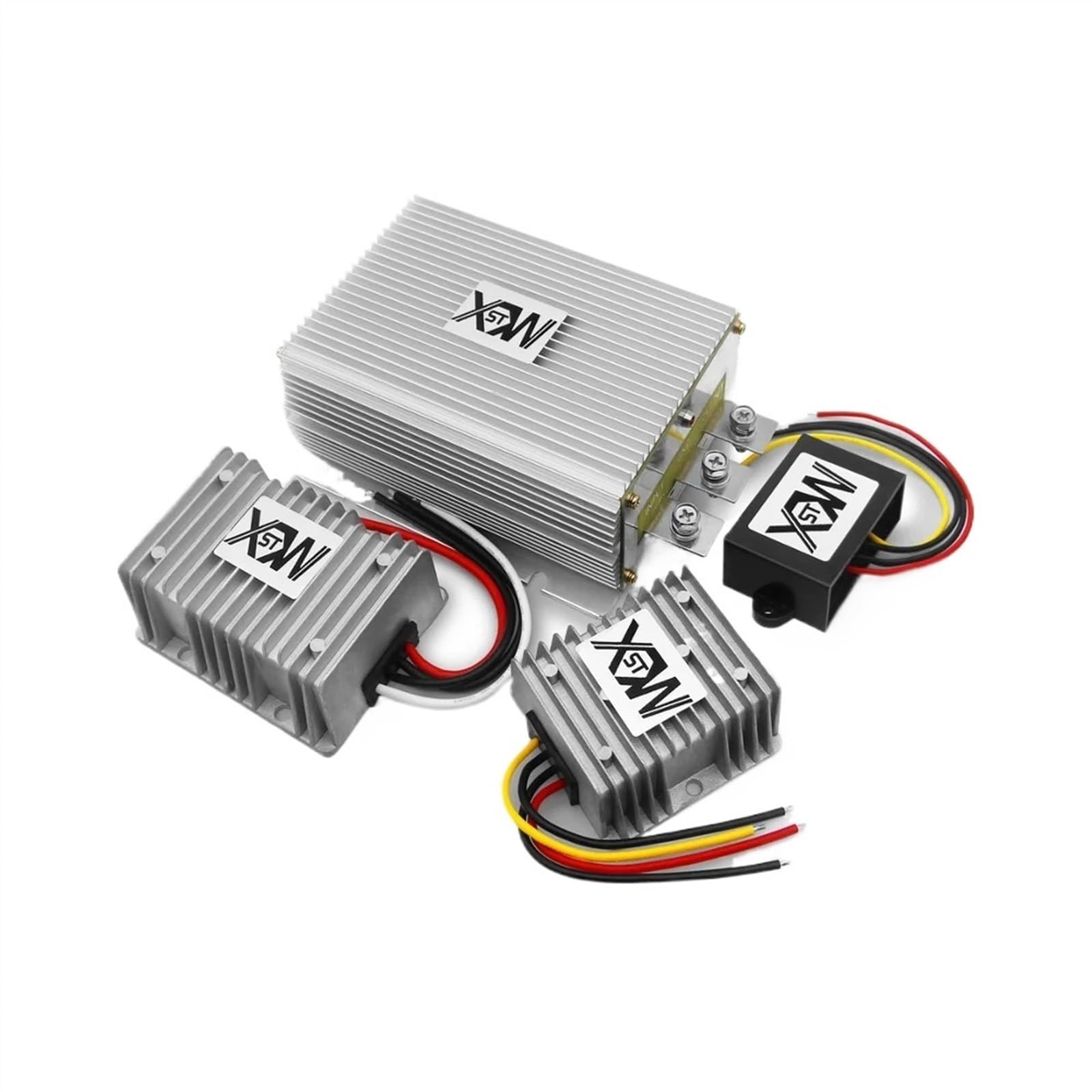 MGIMGFKZD DC DC 12v to 48v Step Up Converter 12vdc to 48vdc Voltage Stabilizer 1A to 20A Output Boost Power Converter(1a Abs Plastic)