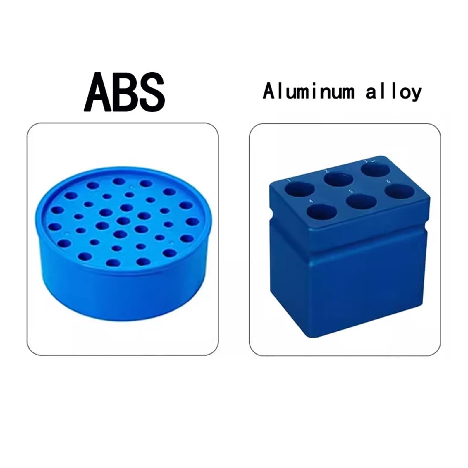 Aluminiowy stojak na rury wirówkowe Stała chłodnica niskotemperaturowa do 96-dołkowych rur wirówkowych, plastikowych, metalowych i aluminiowych