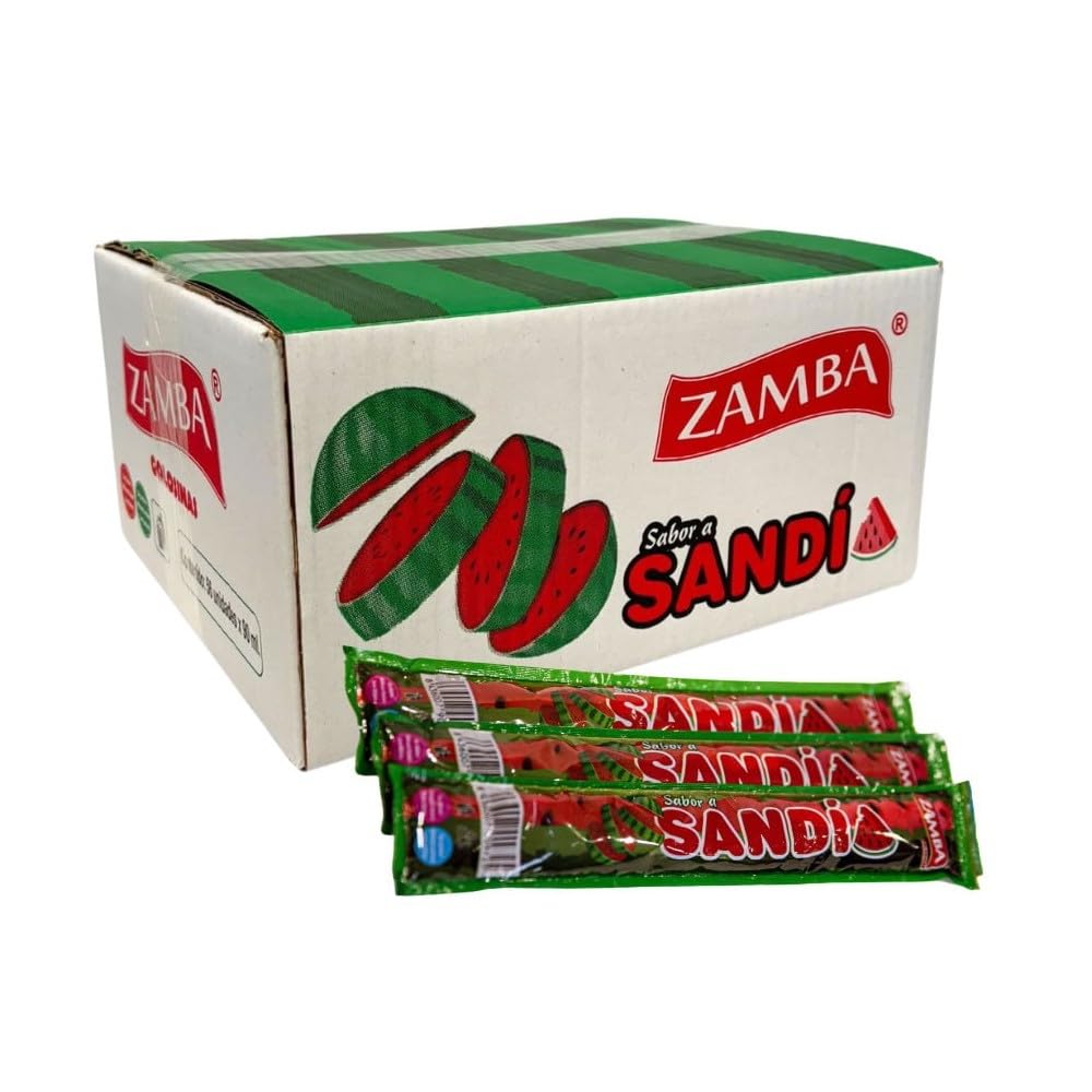 Polos Flash Zamba Llave Ácida 32 Unidades – Bebida para Congelar Infantil Sabor Ácido Refrescante, Formato Ahorro Ideal para Verano, Sin Gluten y Sin Lactosa — view 5