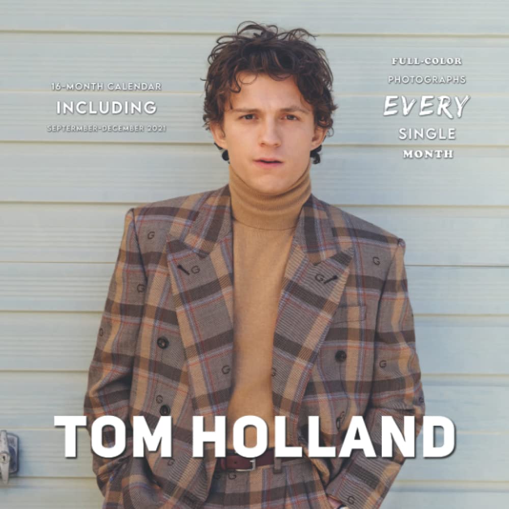 Tom Holland Calendar 2022 Tom Holland 2022 Calendar Monthly Square Tom