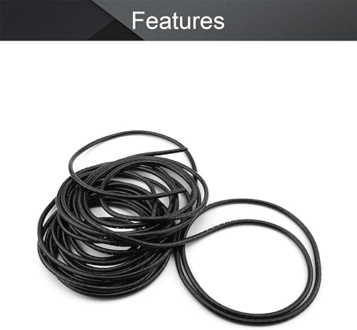 Miniatura 3 de Othmro 1 cable en espiral para computadora, organizador de cables eléctricos (diámetro de 0.315 in, longitud de 34.4 ft, negro)
