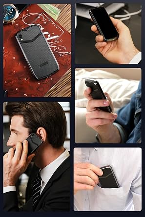 Pocket 4.0 inch Mobile Phone, 4G Smartphone SIM Free Phones Unlocked, Android 11 Small Phone,16MP Camera,3000mAh,4GB+64GB/128GB Extension,Face ID/NFC/GPS (Black)