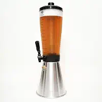 Torre De Chopp Cervejeira 3,5 L Copo Acrílico 2 Refil Aluminio