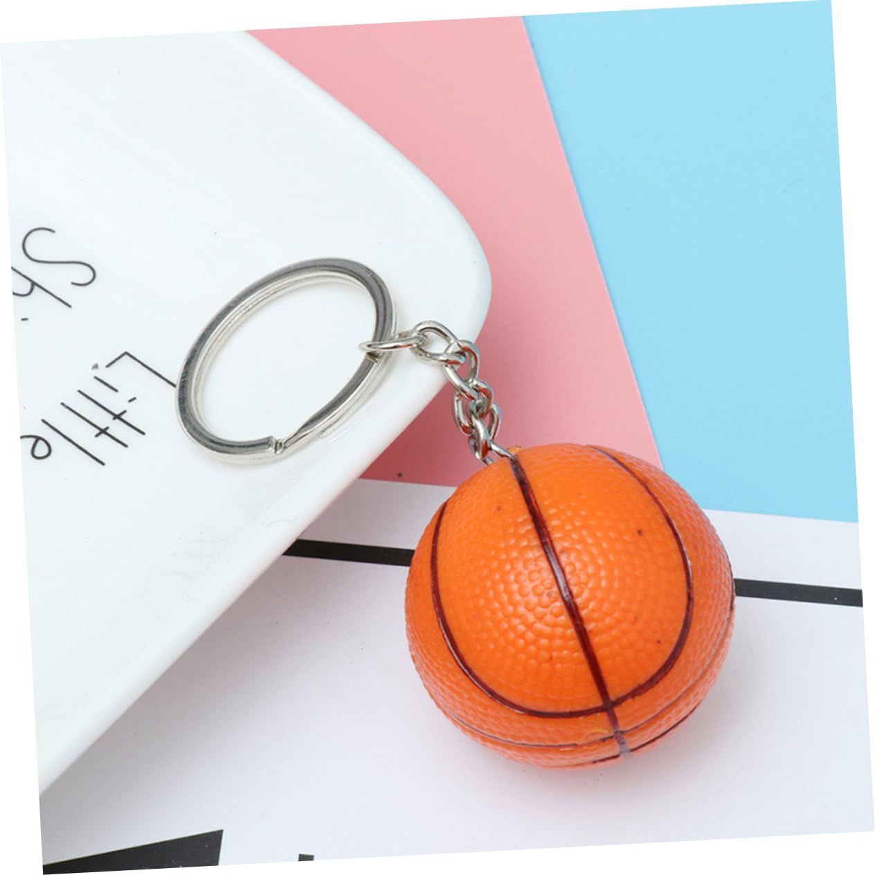 GALPADA 40pezzi Portachiavi Mini Pallone Basket Gialli Souvenir Per e Giocatori Per Compleanni e Speciali
