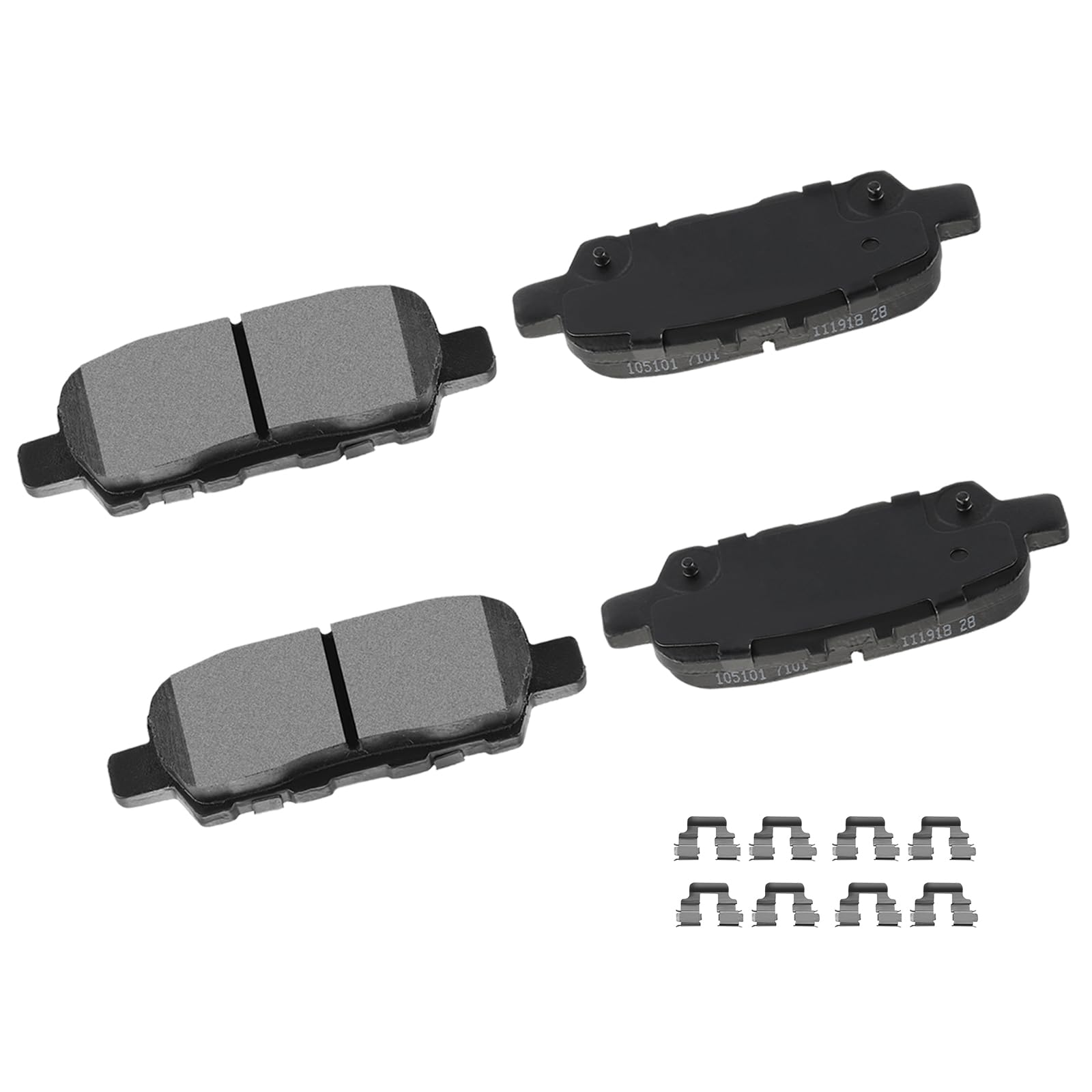 Amazon.com: cciyu D1393 Ceramic Rear Disc Brake Pad Set Fit For