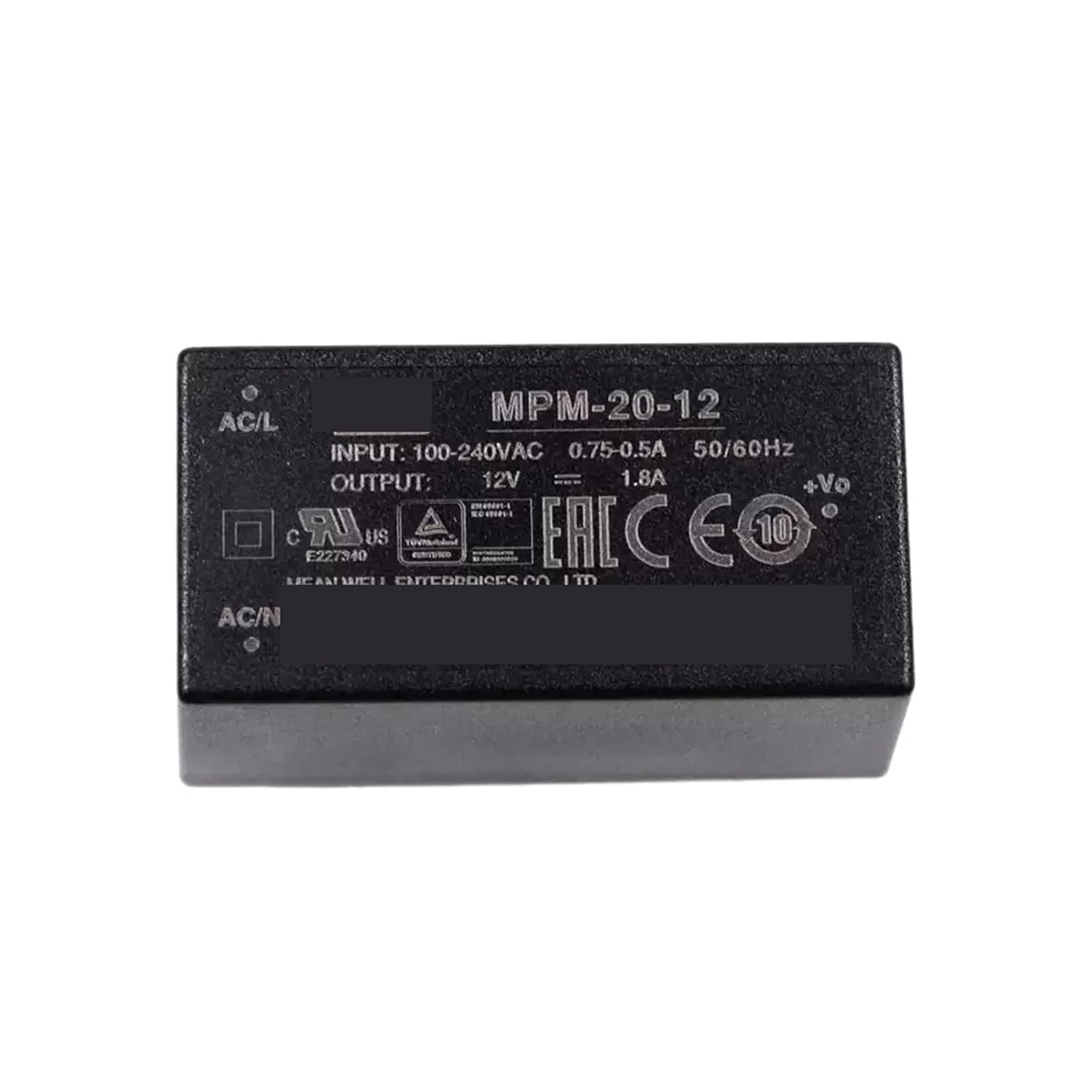 1pcs MPM-20 Switching Power Supply 20W 3.3/5/12/15/24V Enclosed Medical Power Module(MPM-20-12)