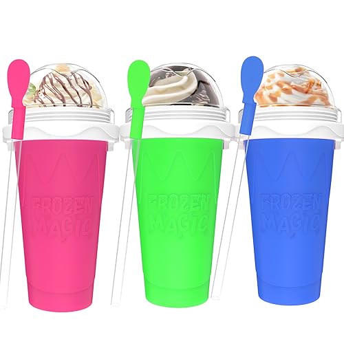 3PCS Slushie Maker Cup - DIY Magic Quick Frozen Smoothies