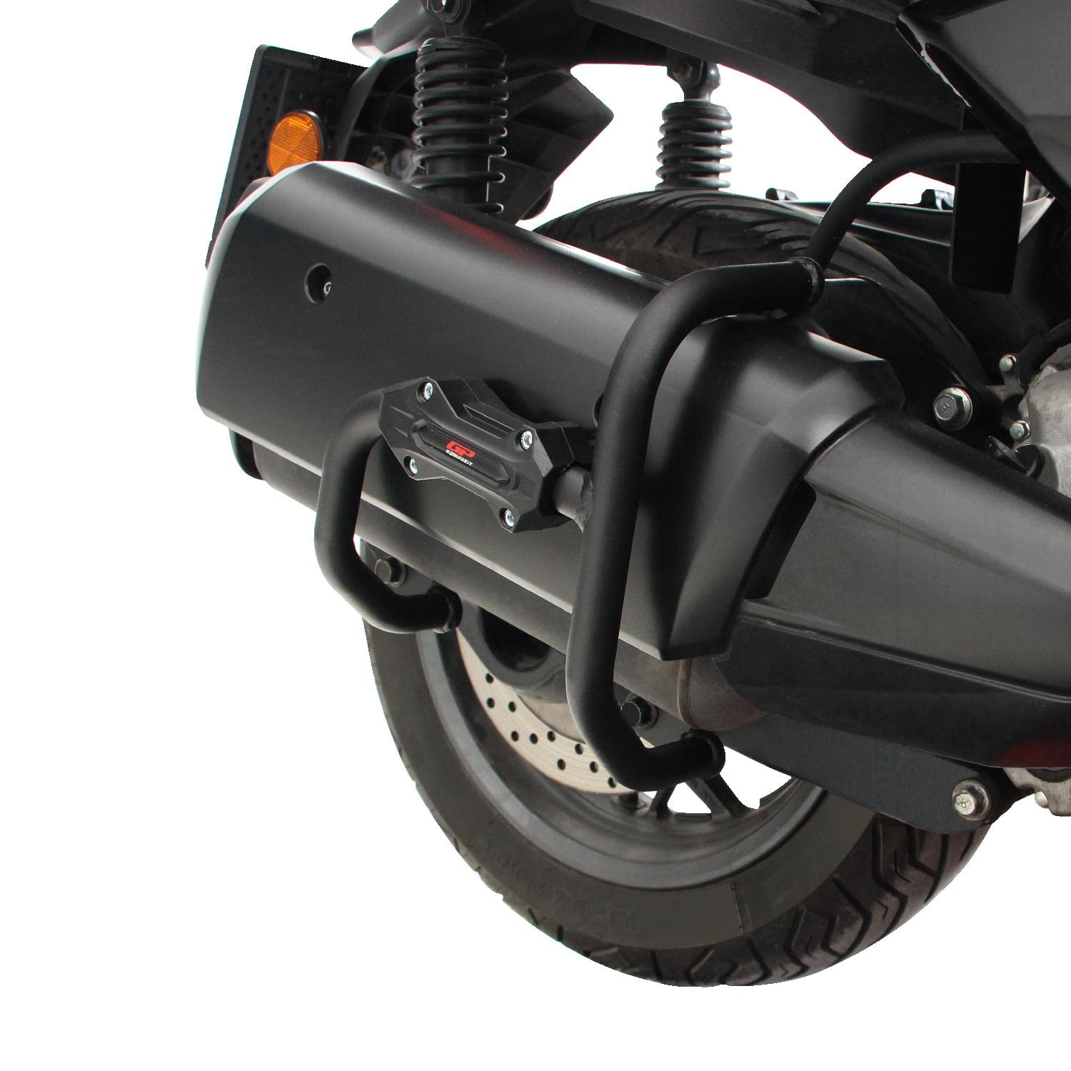 Amazon.com: GP Kompozit Exhaust Guard Crash Bar Black Compatible