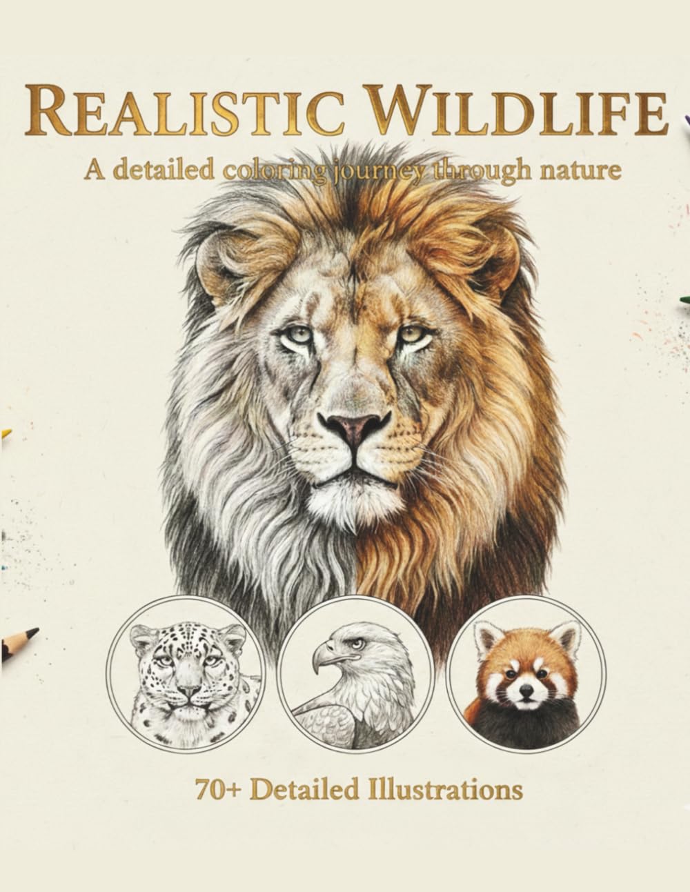 Realistic Wildlife: A Detailed Coloring Journey Through Nature