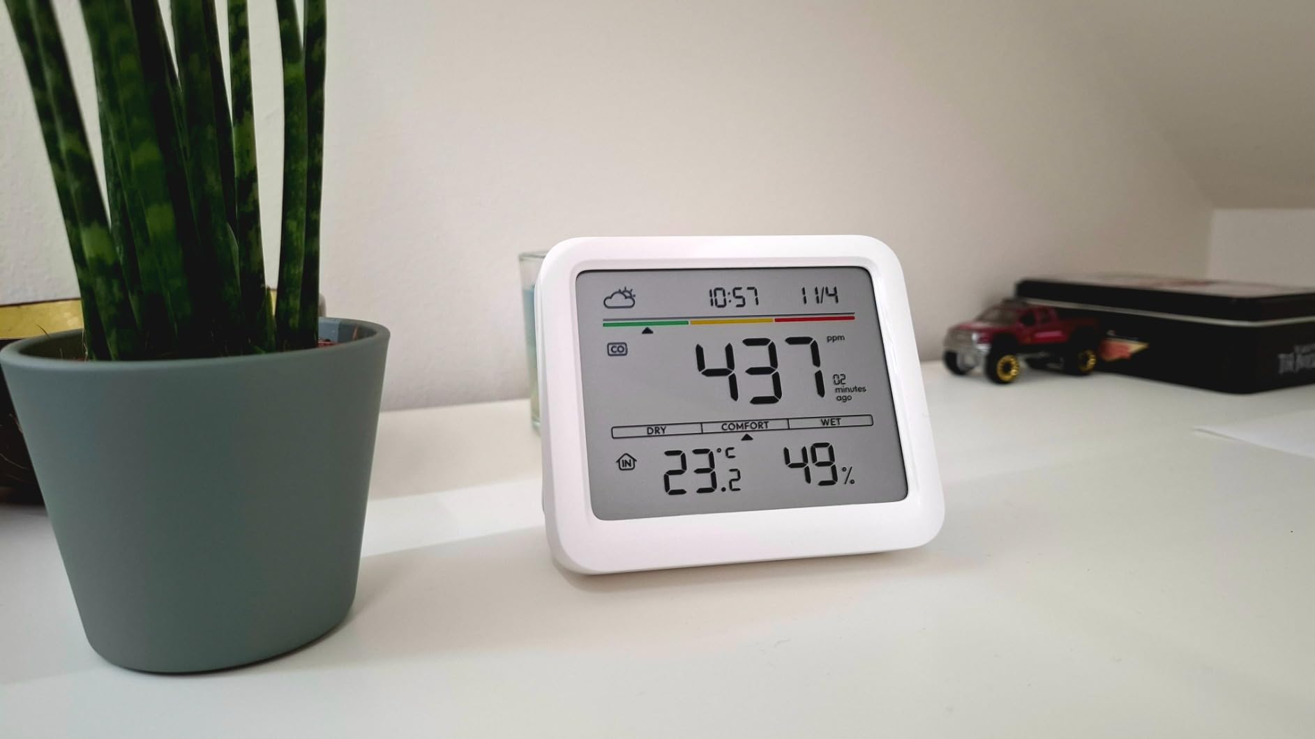 8 Pezzi Mini Termometro Ambiente Digitale – Igrometro Con Celsius, Da -50°C A +70°C, Per Casa, Serra, Ufficio, Cantina