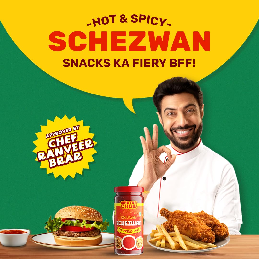 MasterChow Schezwan Hot and Spicy Chutney - 250 Gm