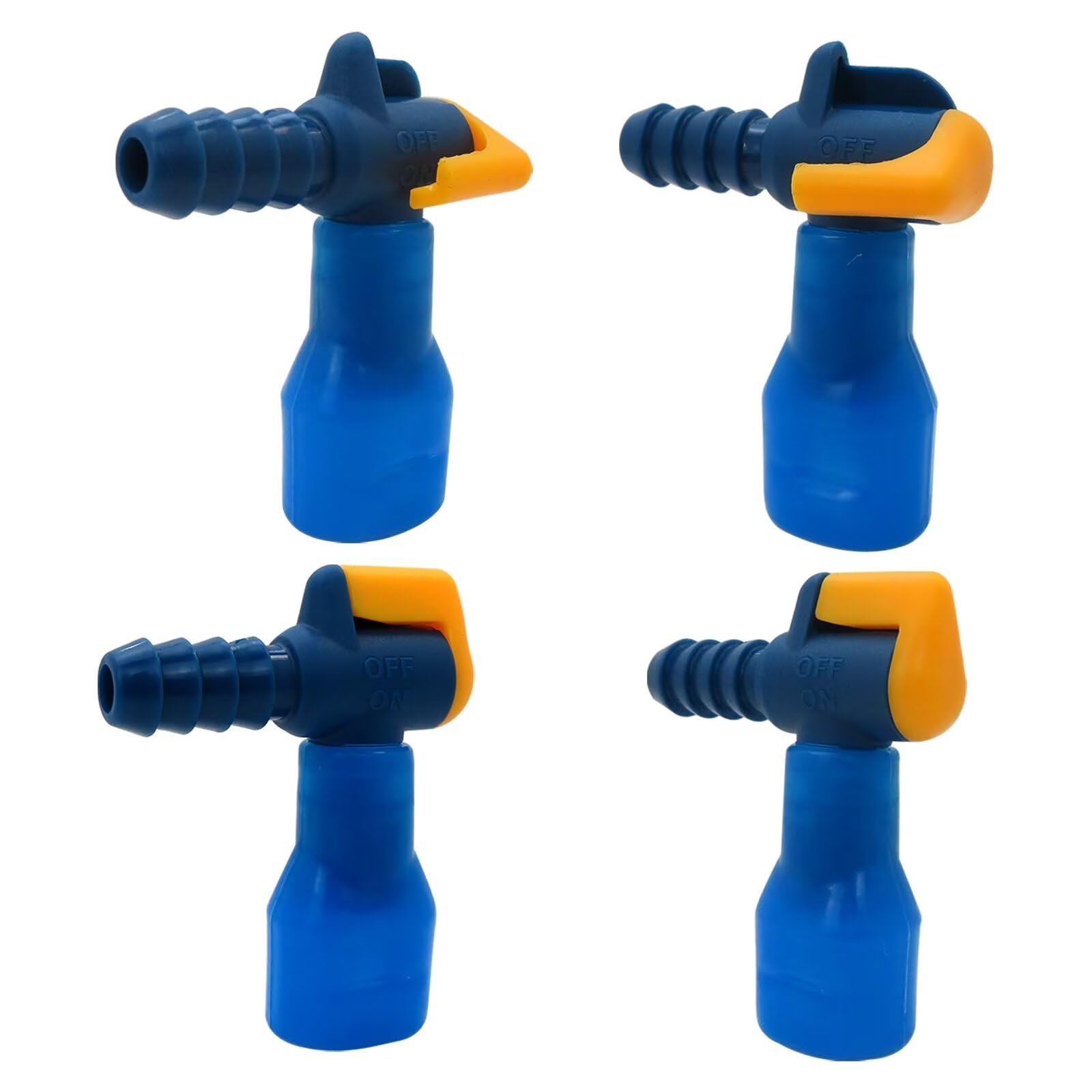 INGQI 4 Pack Bite Valve Replacement 90 Degree Silicone Mouthpiece Compatible for Most Hydration Bladders, for Camelback