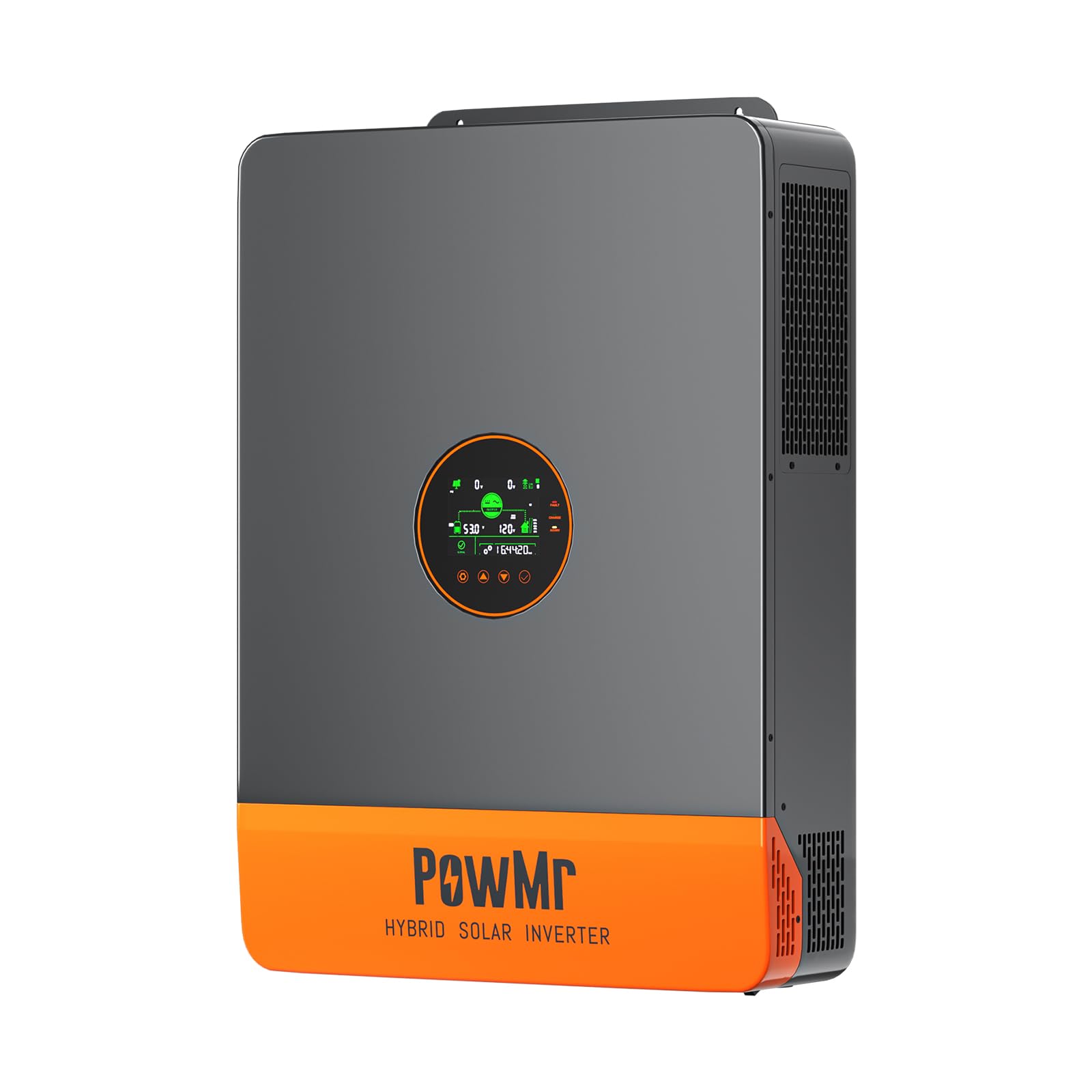 PowMr 10000W Hybrid Solar Inverter, 48V DC to 110V/240V AC Split Phase Inverter with 200A MPPT Controller, Max PV Input 11KW, 500VDC, for Lead Acid Lithium Battery