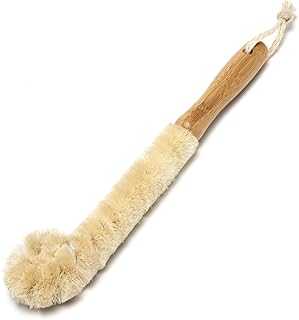 Addis Mango de Cepillo Flexible para Polvo de radiador, Natural, bambú, Gris o Madera, 28 x 6,5 x 6,5 cm.