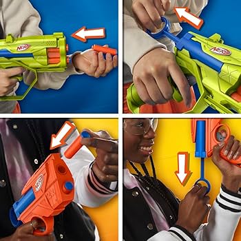 Nerf N Series Triple Action Pack, 3 Blasters, 12 N1 Darts
