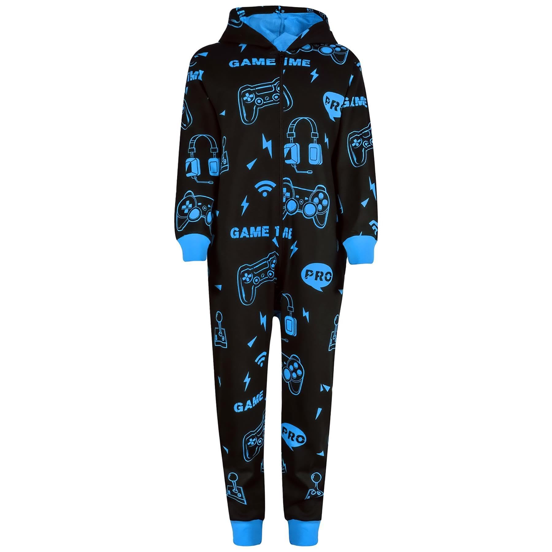 A2Z 4 Kids Cotone Tutina per Bambini Tutina Pigiama Lounge Indossare Gioco Volta Stampare Tutina da Notte Comodo Bambini I Regali per Ragazze Ragazzi età 2-13